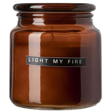 'Light My Fire' Cedarwood Candle