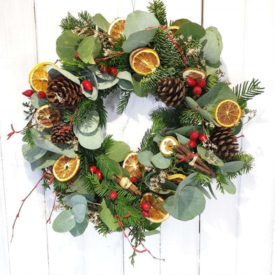 Natural Christmas wreath
