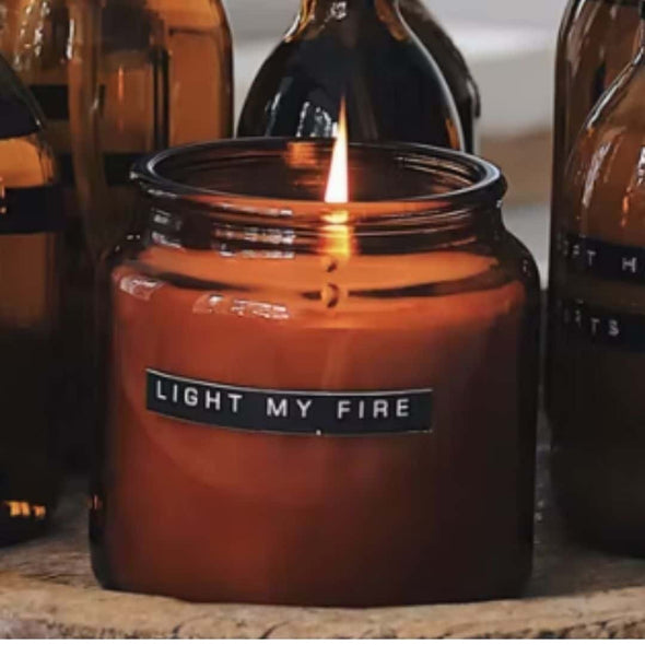 'Light My Fire' Cedarwood Candle