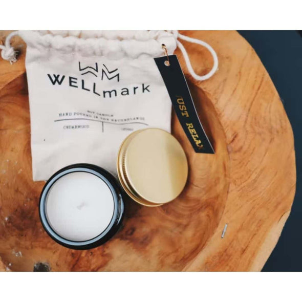 'Just Relax'  Small Cedarwood Candle