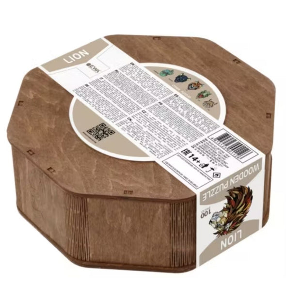 Eco Wood Art Lion Puzzle