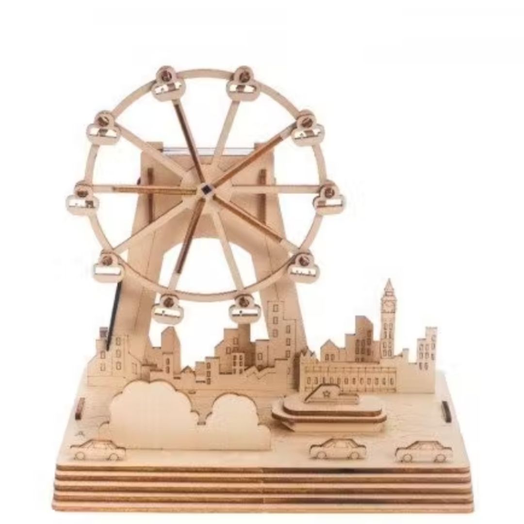 Solar energy wooden puzzle new arrivals