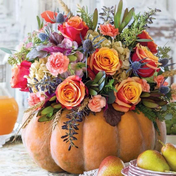 Halloween Pumpkin Flower Workshop