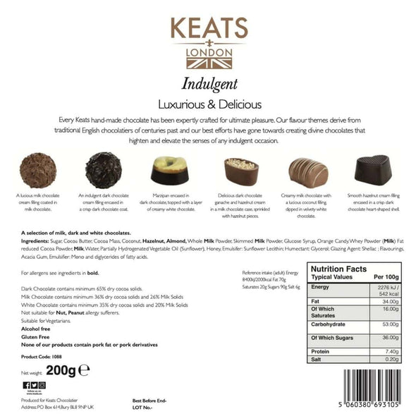 The chocolatiers milk and dark chocolate selection (16 pcs)